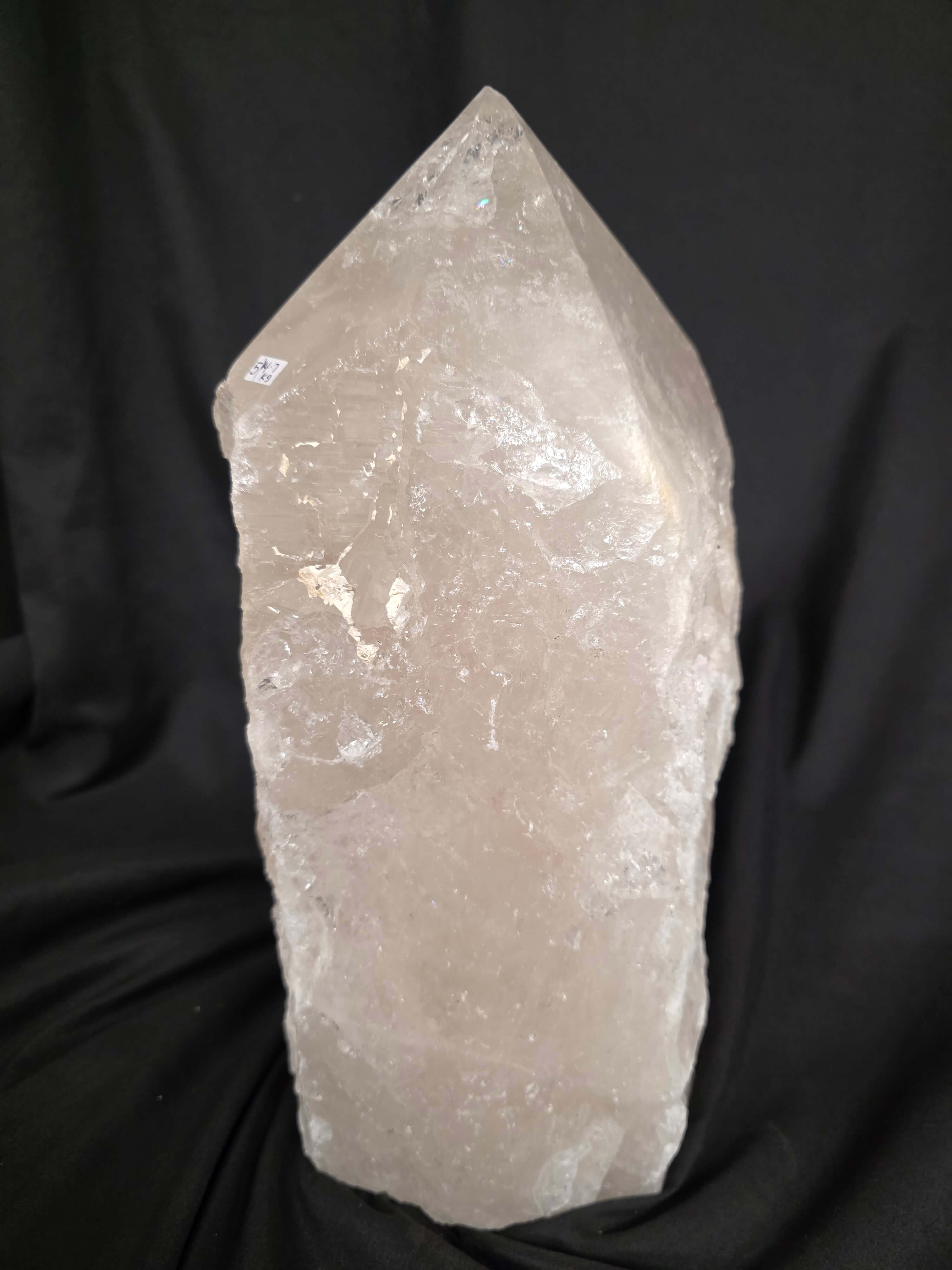 Huge Extra Large Tall Point 5 Premium Clear Rock Crystal Quartz - 14.7kg H34.5xW15xD15cm - Image 2
