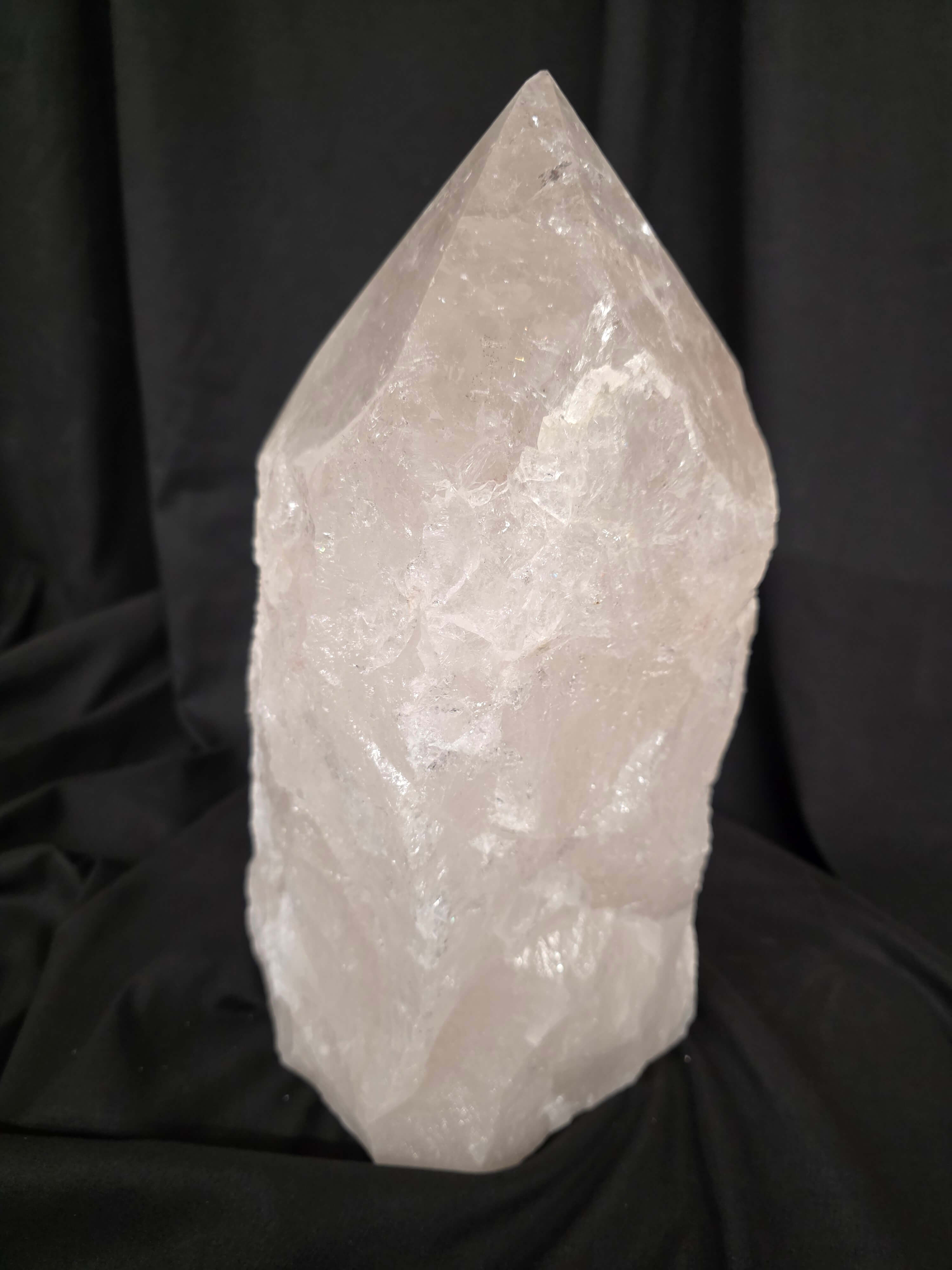 Huge Extra Large Tall Point 5 Premium Clear Rock Crystal Quartz - 14.7kg H34.5xW15xD15cm - Image 7