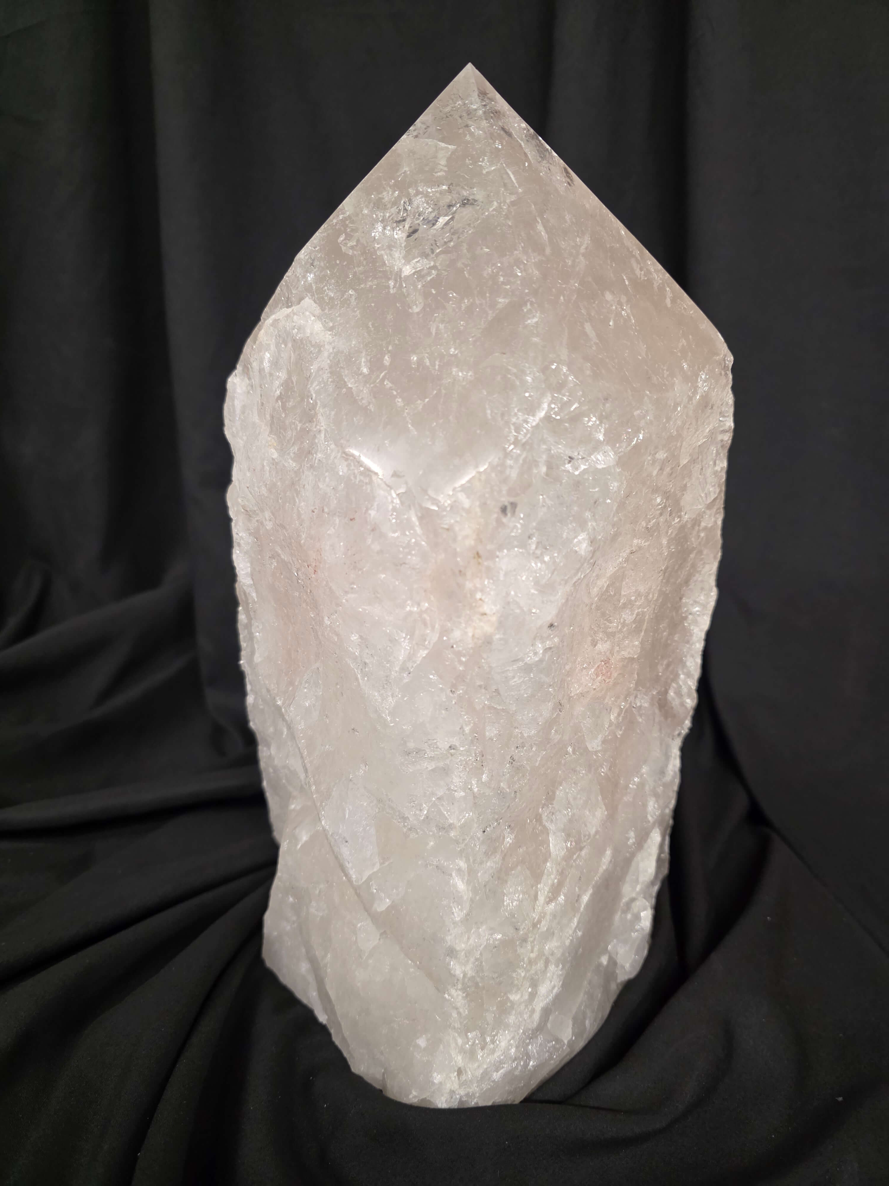 Huge Extra Large Tall Point 5 Premium Clear Rock Crystal Quartz - 14.7kg H34.5xW15xD15cm - Image 8