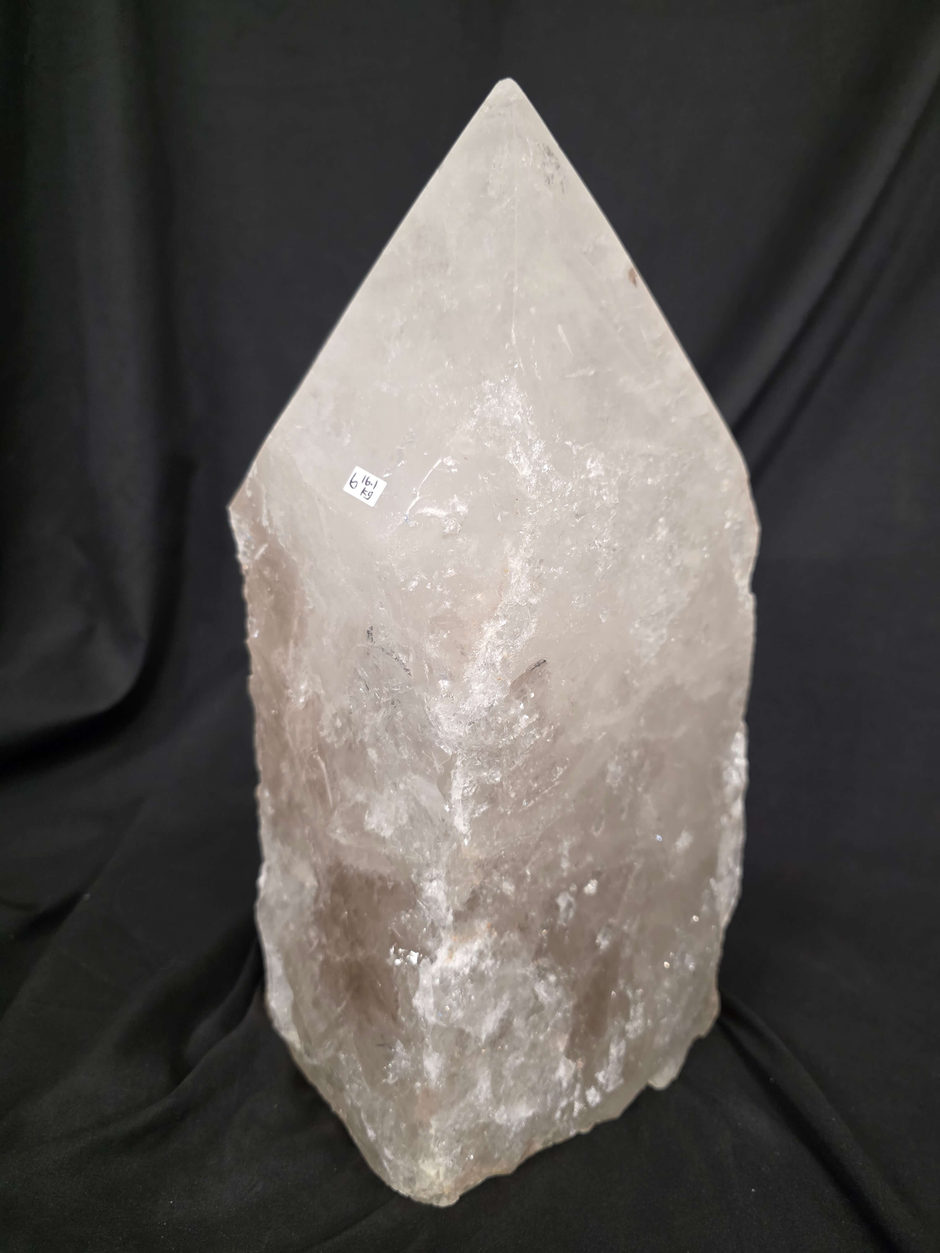 Huge Extra Large Tall Point 6 Premium Clear Rock Crystal Quartz - 16.1kg H36xW17.5xD14cm - Image 8