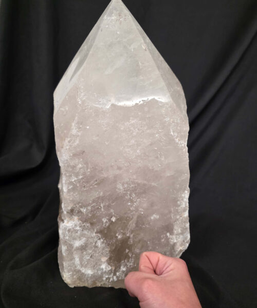 Huge Extra Large Tall Point 6 Premium Clear Rock Crystal Quartz - 16.1kg H36xW17.5xD14cm - Image 10