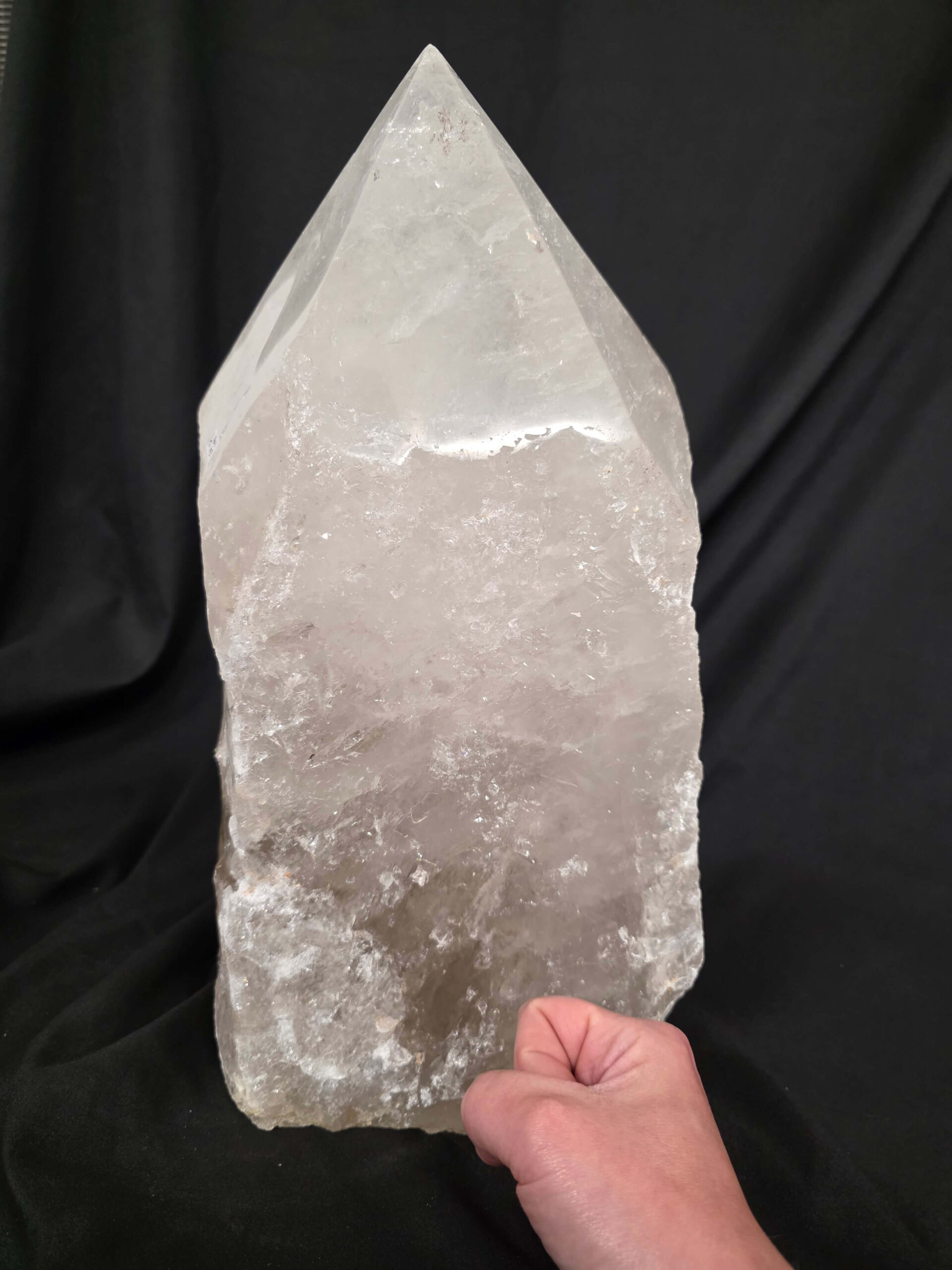 Huge Extra Large Tall Point 6 Premium Clear Rock Crystal Quartz - 16.1kg H36xW17.5xD14cm - Image 10