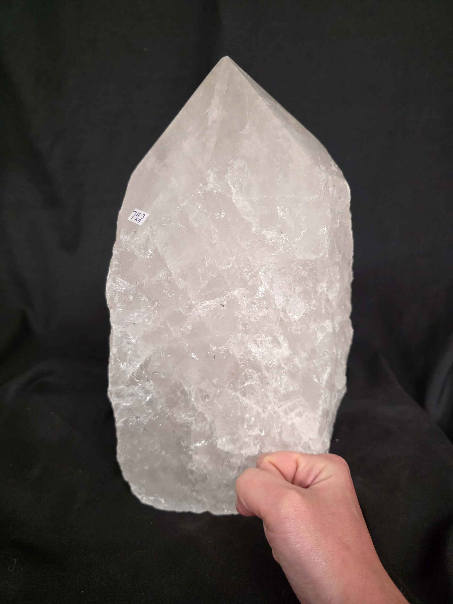 Huge Extra Large Tall Point 7 Premium Clear Rock Crystal Quartz - 12.3kg H30xW15.5xD14cm - Image 10
