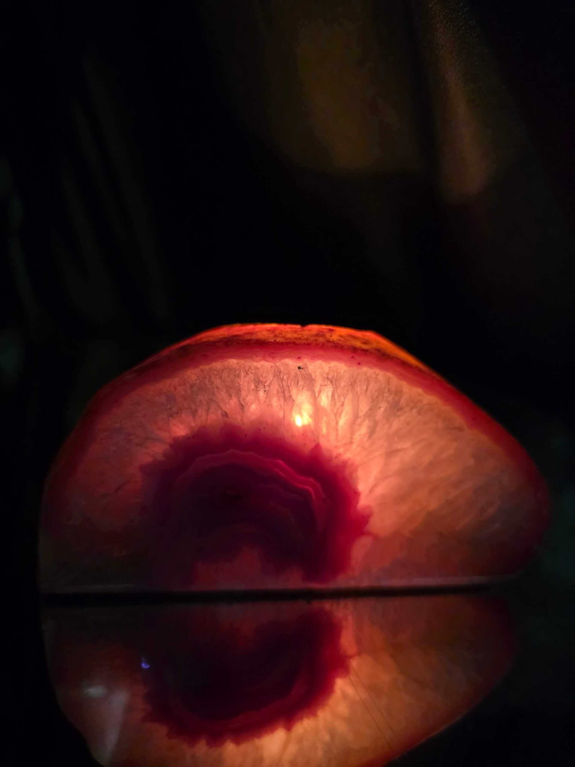 Large Pink Agate End Candle 2 Handpicked 791g H6xW12.5xD8cm Microcrystalline Quartz Tealight Holder Ornament - Image 13
