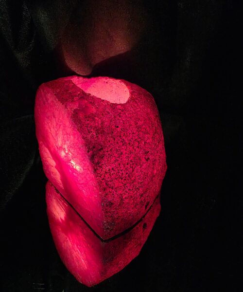 Large Pink Agate End Candle 3 Handpicked 1.078g H8.5xW9xD9.5cm Microcrystalline Quartz Tealight Holder Ornament - Image 10