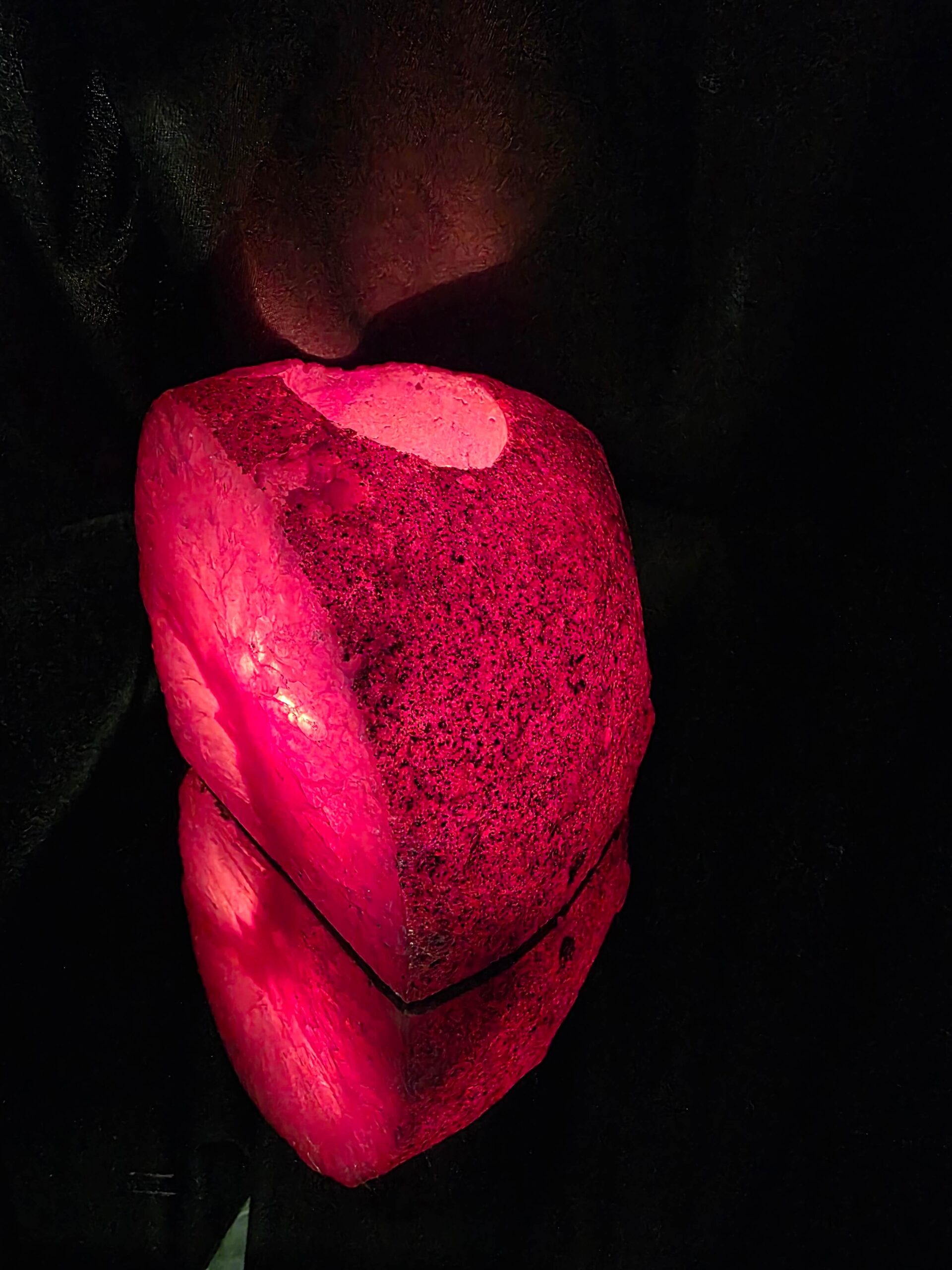 Large Pink Agate End Candle 3 Handpicked 1.078g H8.5xW9xD9.5cm Microcrystalline Quartz Tealight Holder Ornament - Image 10