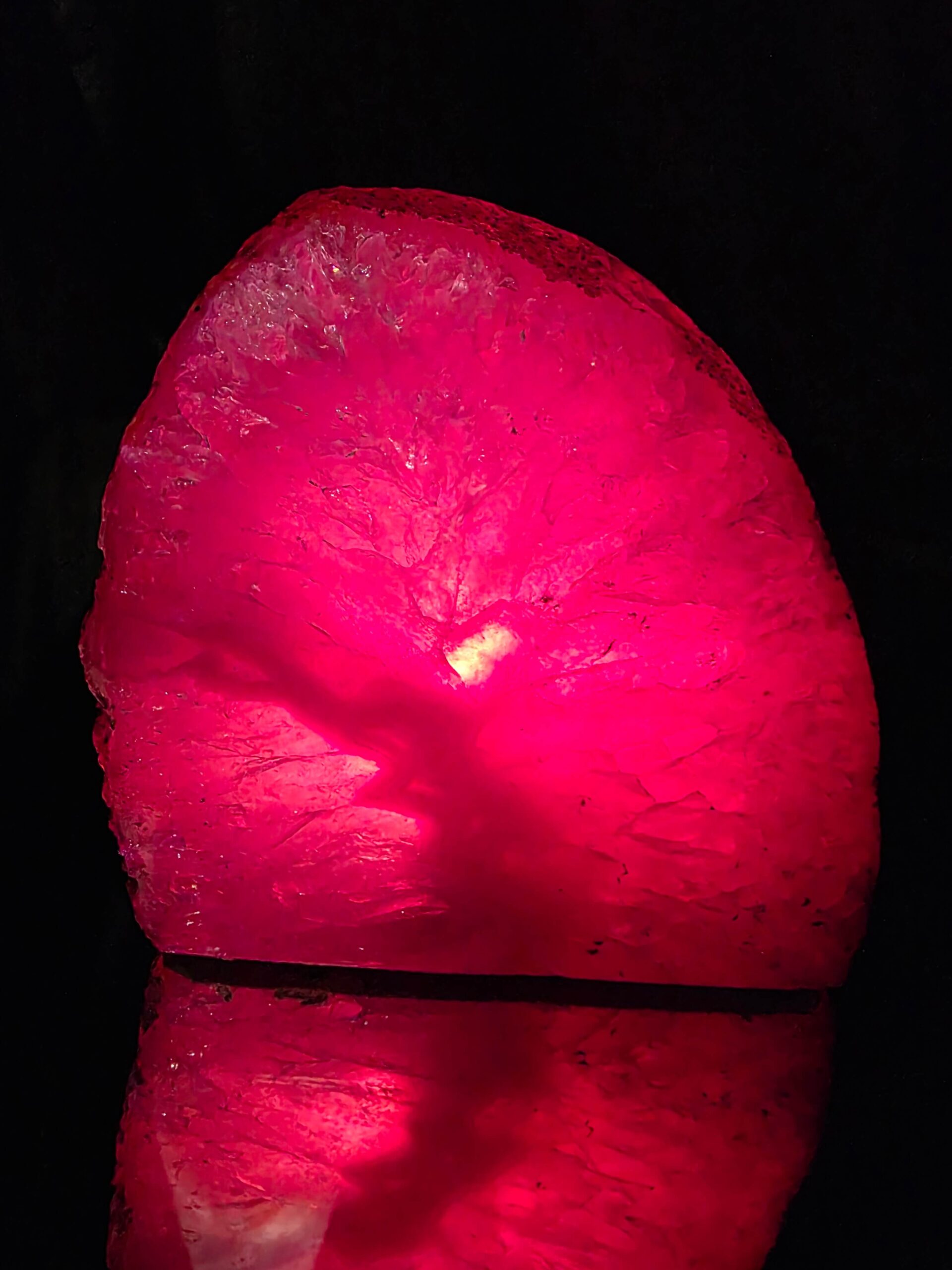 Large Pink Agate End Candle 3 Handpicked 1.078g H8.5xW9xD9.5cm Microcrystalline Quartz Tealight Holder Ornament - Image 11