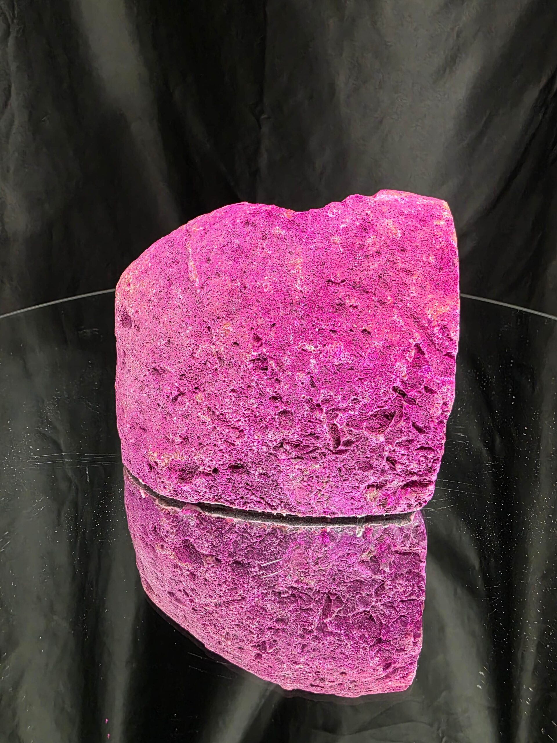 Large Pink Agate End Candle 3 Handpicked 1.078g H8.5xW9xD9.5cm Microcrystalline Quartz Tealight Holder Ornament - Image 6