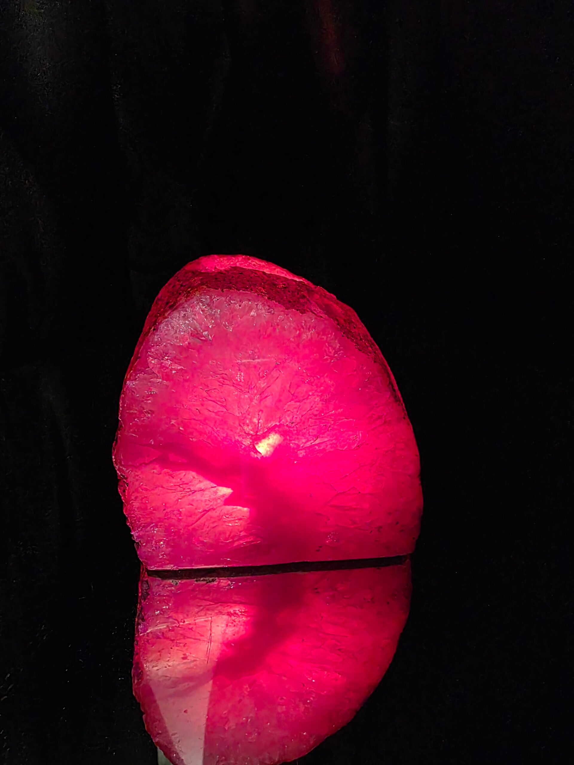 Large Pink Agate End Candle 3 Handpicked 1.078g H8.5xW9xD9.5cm Microcrystalline Quartz Tealight Holder Ornament - Image 8