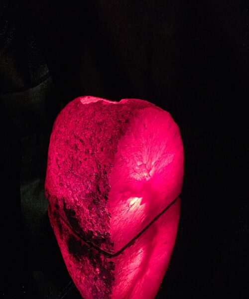 Large Pink Agate End Candle 3 Handpicked 1.078g H8.5xW9xD9.5cm Microcrystalline Quartz Tealight Holder Ornament - Image 9