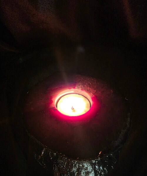 Pink Agate Slice 3 Handpicked 418g H2xW13xD11.5cm Microcrystalline Quartz Silver Gilded Tealight Candle Holder - Image 12
