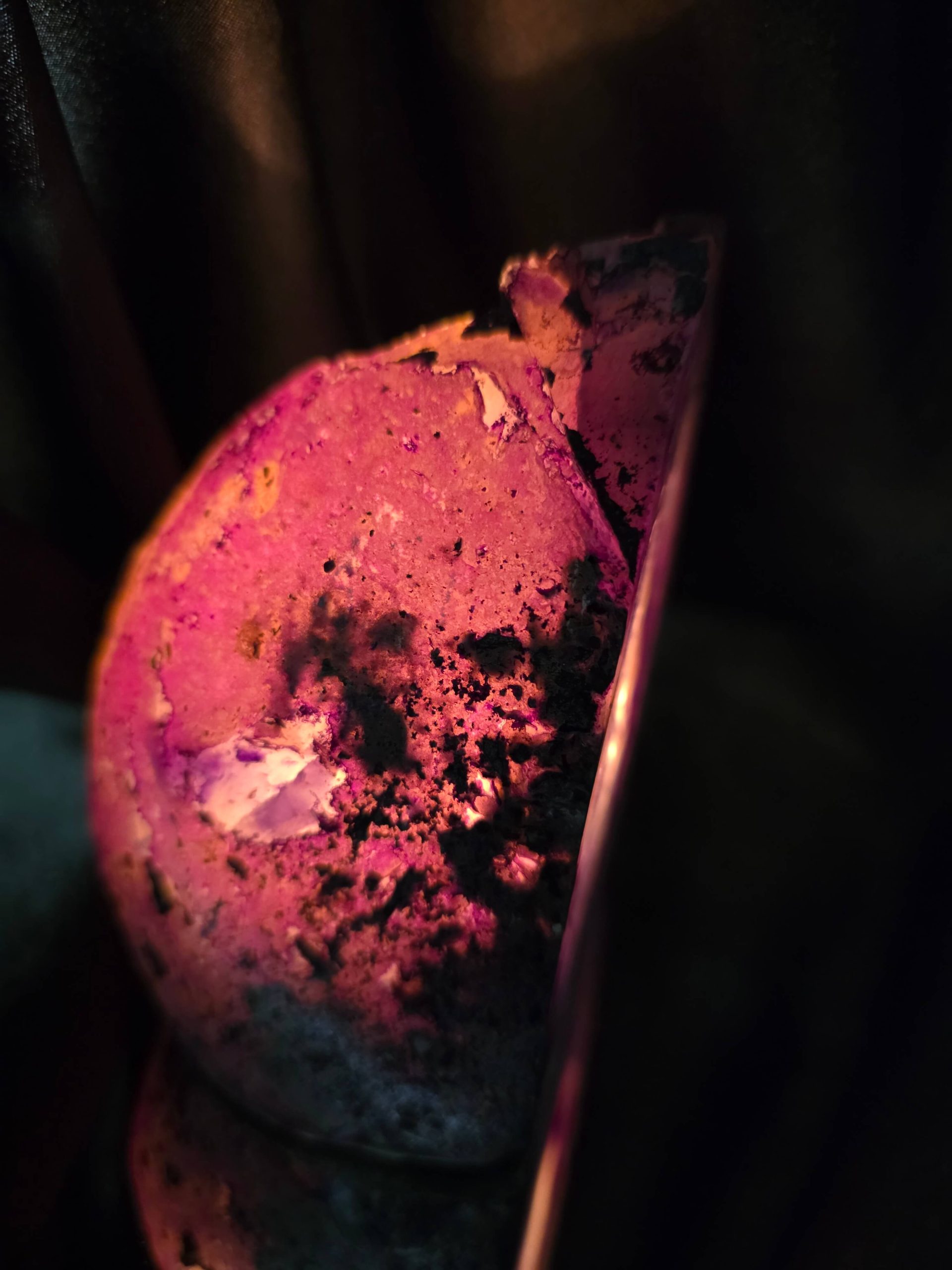 Large Purple Agate Candle 3 Handpicked 1.241g H12xW10.5xD8cm End Microcrystalline Quartz Tealight Holder Ornament - Image 9