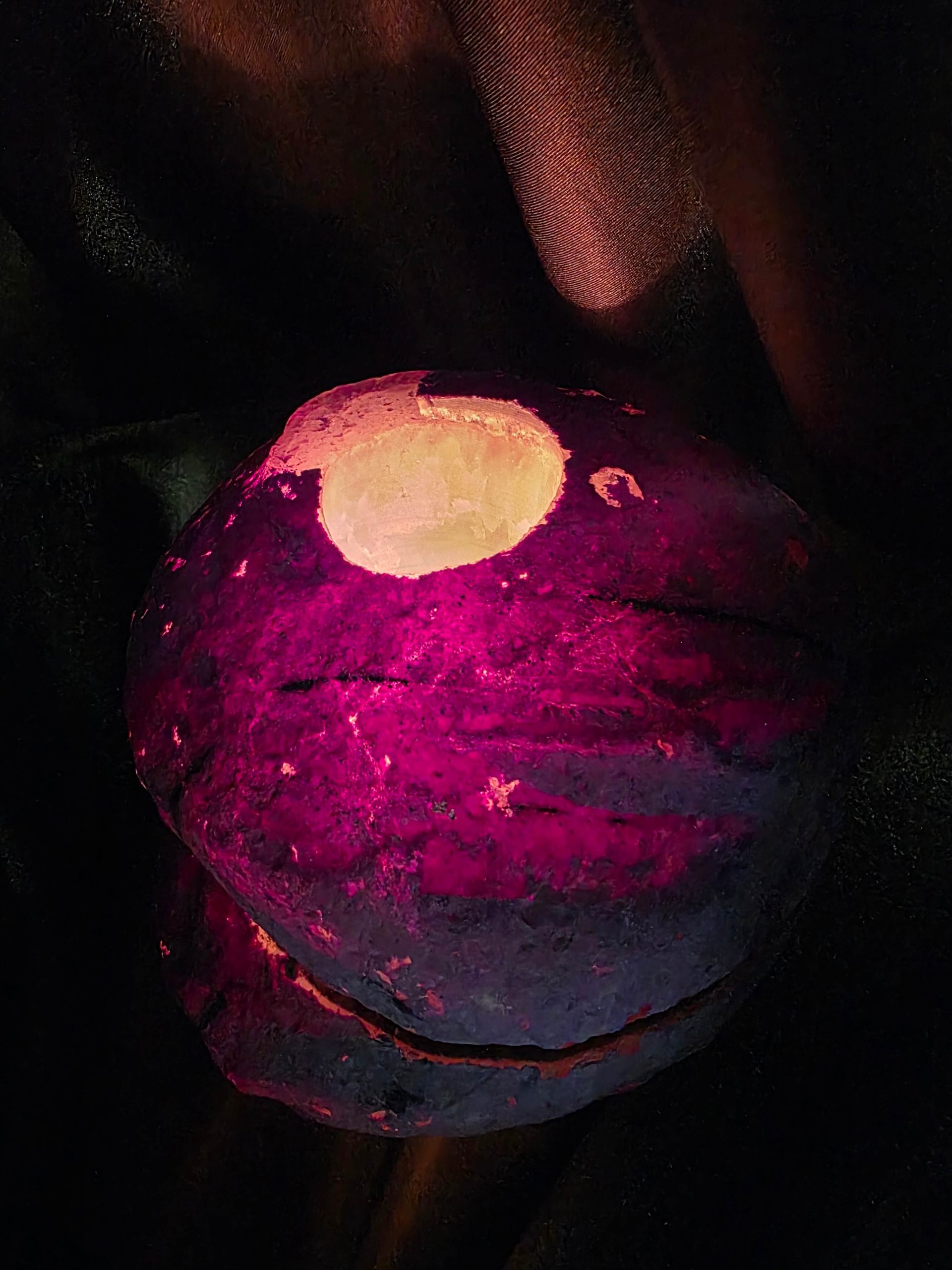 Large Purple Agate Candle 2 Handpicked 1.227g H7.5xW14.5xD9cm End Microcrystalline Quartz Tealight Holder Ornament - Image 10