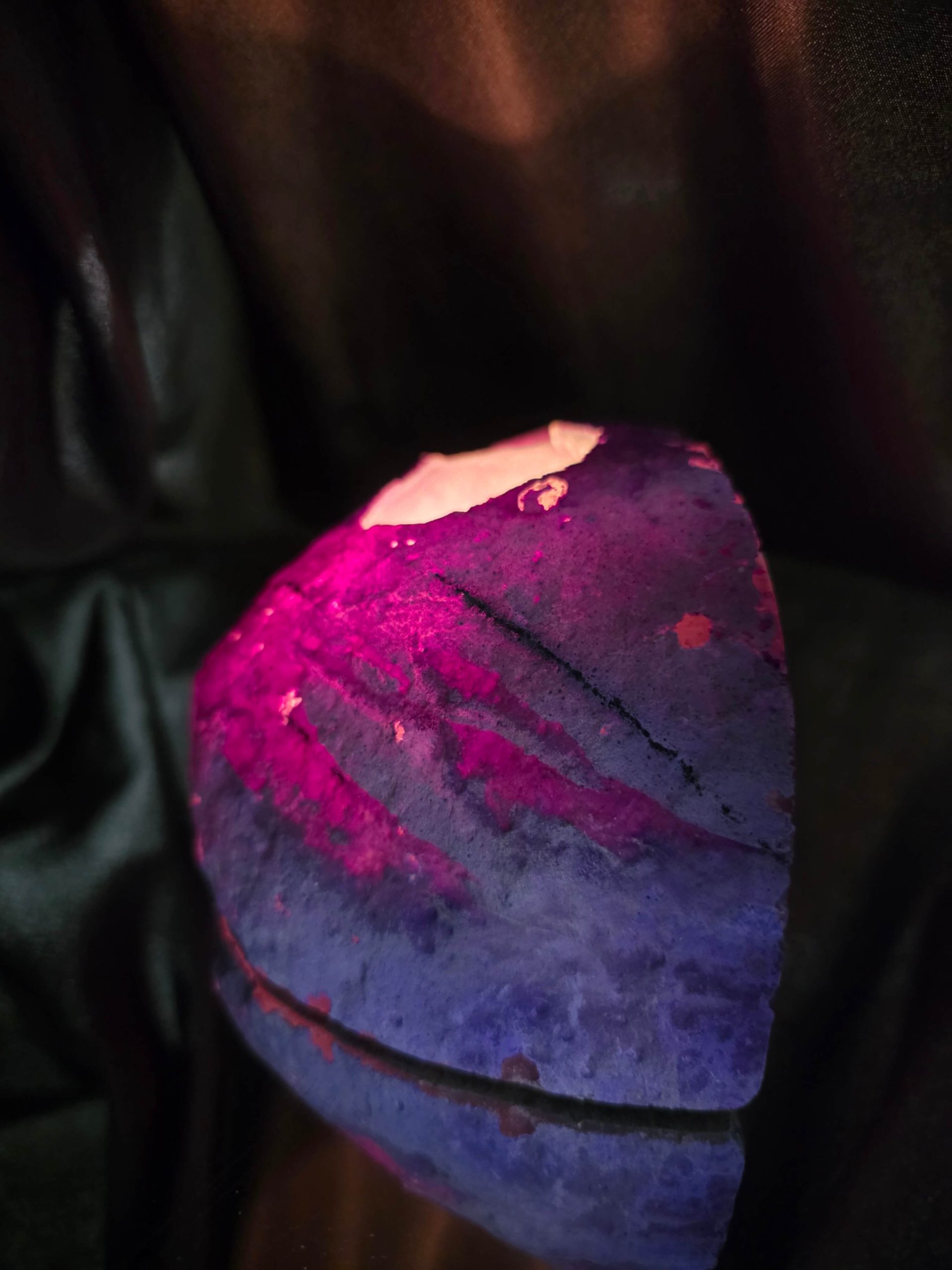 Large Purple Agate Candle 2 Handpicked 1.227g H7.5xW14.5xD9cm End Microcrystalline Quartz Tealight Holder Ornament - Image 9
