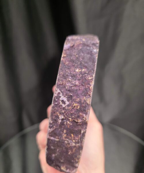 Purple Agate Slice 3 Handpicked 863g H2.5xW14.5xD13cm Microcrystalline Quartz Tealight Candle Holder Ornament - Image 6