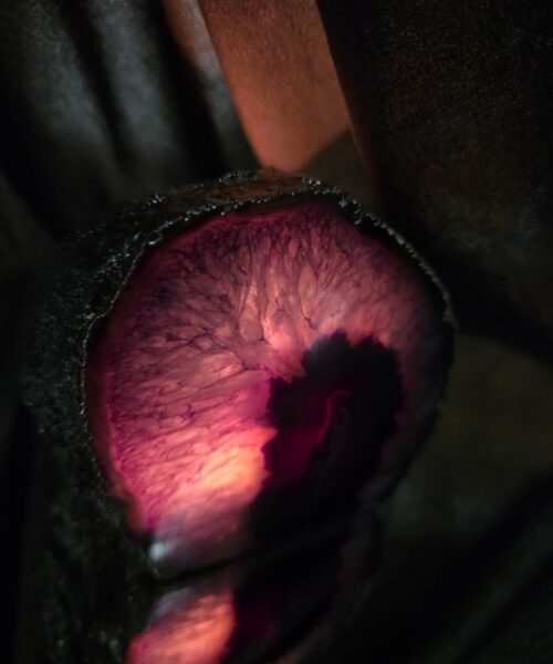 Purple Agate End Candle 1 Handpicked 1.248g H11xW11.5xD8.5cm Microcrystalline Quartz Silver Gilded Tealight Holder - Image 9