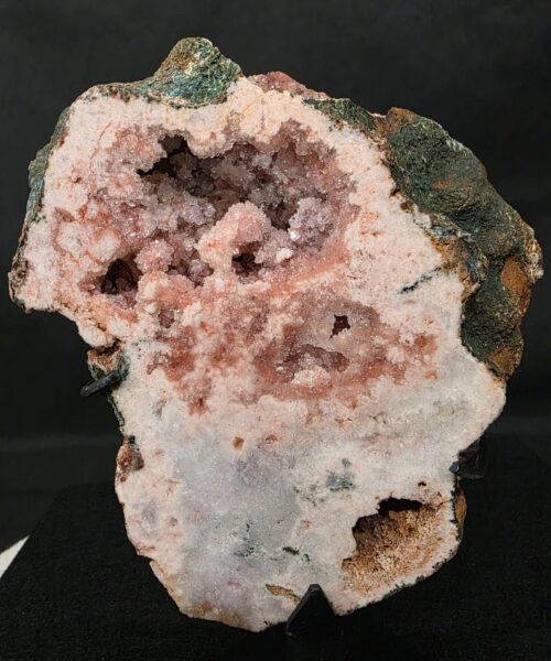 Pink Amethyst Slice 1 on Stand Healing Crystal Gem 1.205g H12xW14xD14cm - Image 12