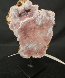 Pink Amethyst Slice 10 on Stand Healing Crystal Gem 2.694g H31xW20.5xD14cm