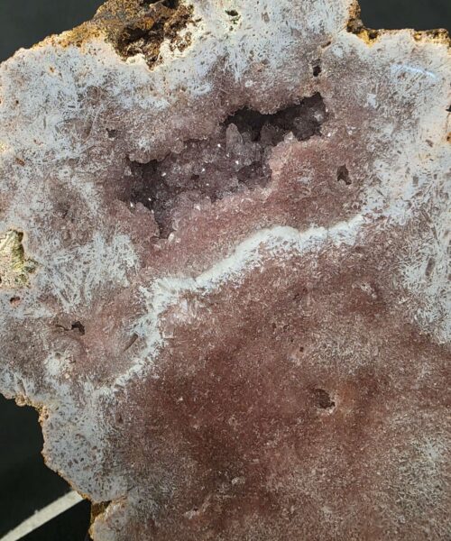 Pink Amethyst Slice 10 on Stand Healing Crystal Gem 2.694g H31xW20.5xD14cm - Image 5