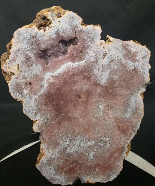 Pink Amethyst Slice 10 on Stand Healing Crystal Gem 2.694g H31xW20.5xD14cm - Image 6