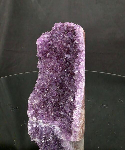 Premium High Grade Amethyst Druzy 387 Mini Geode Cluster Piece Cut Base 657g H11xW7xD9cm - Image 6