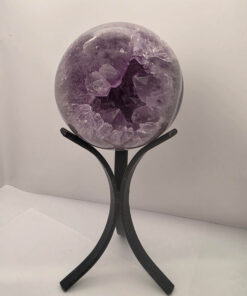 Large Amethyst Sphere 10, Premium Grade Purple Quartz Geode Crystal 1.676g – 10cm Diameter