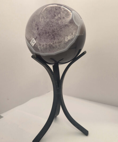 Large Amethyst Sphere 10, Premium Grade Purple Quartz Geode Crystal 1.676g – 10cm Diameter - Image 3