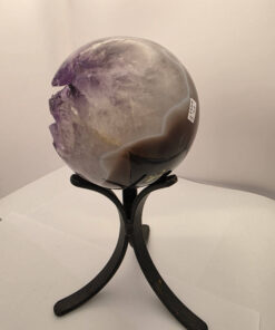 Alternative view of Large Amethyst Sphere 11, Premium Grade Purple Quartz Geode Crystal 1.648g – 10cm Diameter
