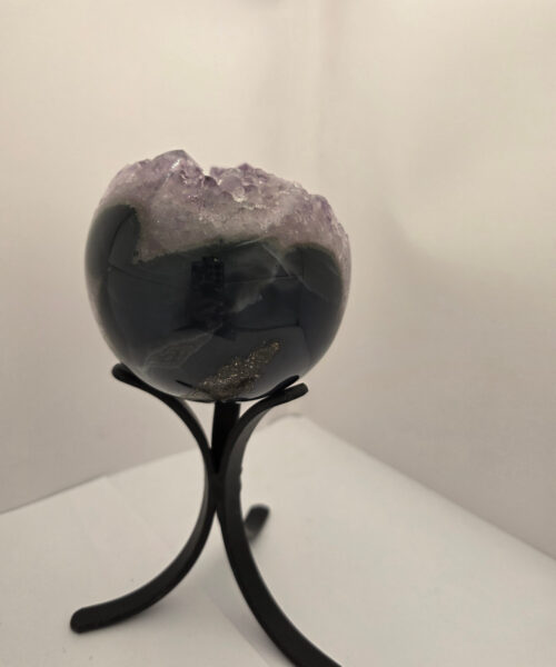 Large Amethyst Sphere 12, Premium Grade Purple Quartz Geode Crystal 1.292g – 10.5cm Diameter - Image 3
