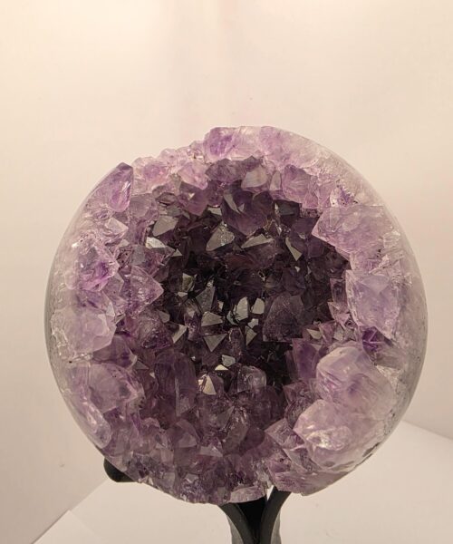 Large Amethyst Sphere 12, Premium Grade Purple Quartz Geode Crystal 1.292g – 10.5cm Diameter - Image 5