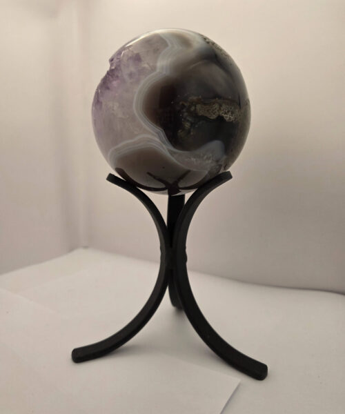 Alternative view of Large Amethyst Sphere 13, Premium Grade Purple Quartz Geode Crystal 1.502g – 10cm Diameter