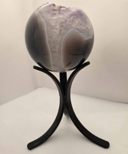 Large Amethyst Sphere 14, Premium Grade Purple Quartz Geode Crystal 1.146g – 9.5cm Diameter - Image 4