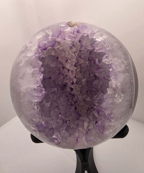 Large Amethyst Sphere 14, Premium Grade Purple Quartz Geode Crystal 1.146g – 9.5cm Diameter - Image 5