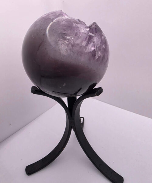 Large Amethyst Sphere 19, Premium Grade Purple Quartz Geode Crystal 1.017g – 8.5cm Diameter - Image 7