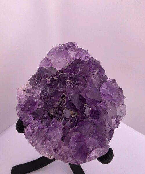 Large Amethyst Sphere 21, Premium Grade Purple Quartz Geode Crystal 592g – 8cm Diameter - Image 5