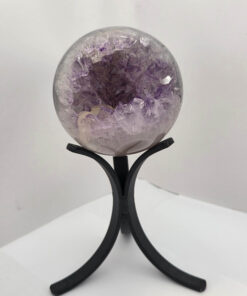 Large Amethyst Sphere 9, Premium Grade Purple Quartz Geode Crystal 1.185g – 9.5cm Diameter