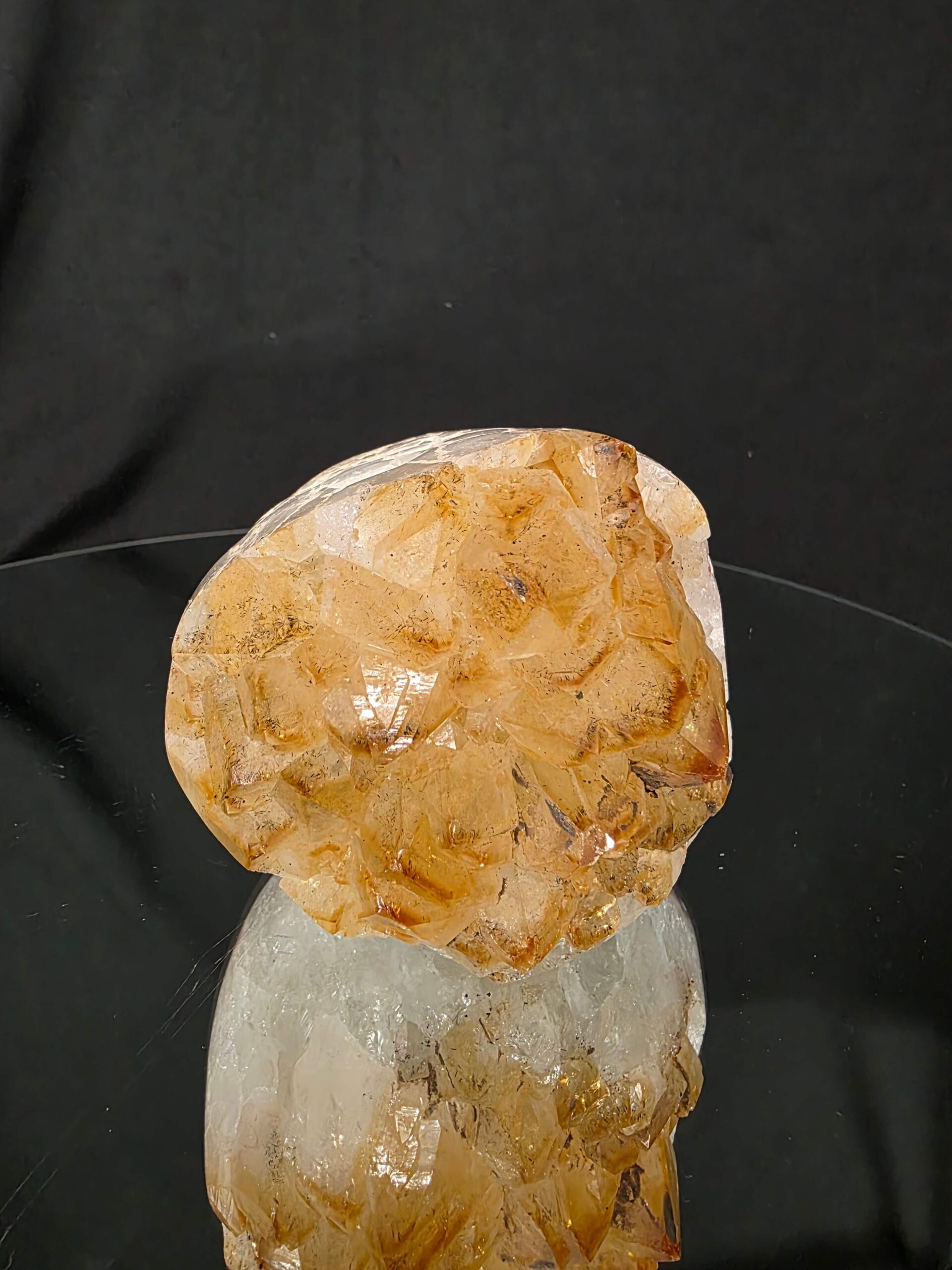 Premium High Grade Citrine Druzy 168 Mini Geode Cluster Piece 908g H8.5xW9xD8cm - Image 2