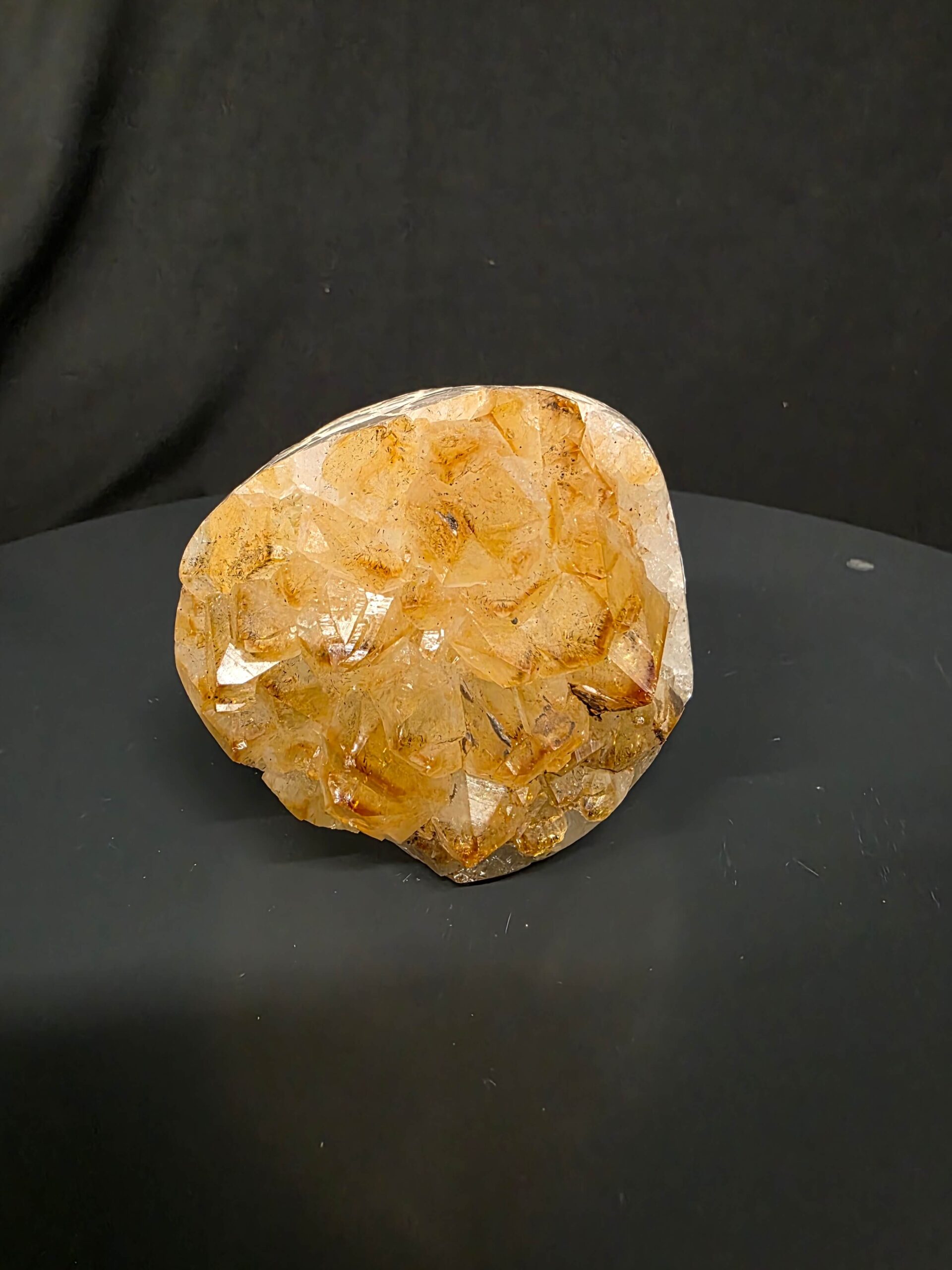 Premium High Grade Citrine Druzy 168 Mini Geode Cluster Piece 908g H8.5xW9xD8cm - Image 11