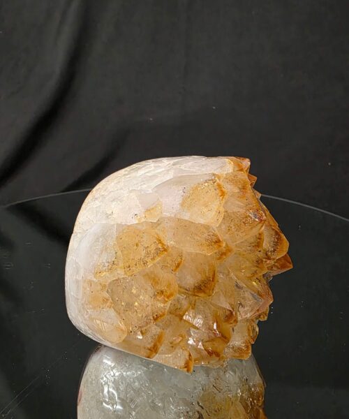 Premium High Grade Citrine Druzy 168 Mini Geode Cluster Piece 908g H8.5xW9xD8cm - Image 3