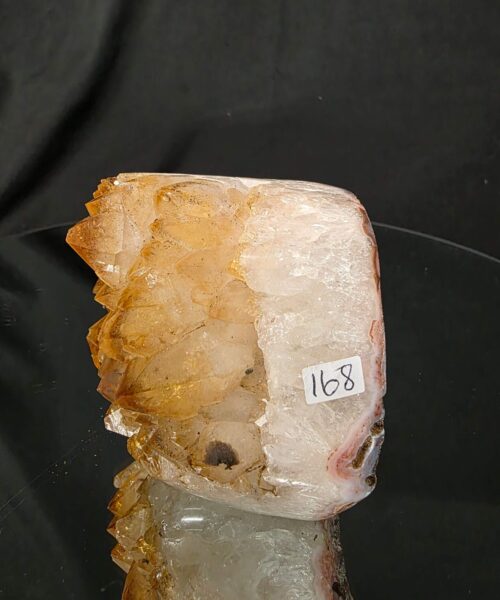 Premium High Grade Citrine Druzy 168 Mini Geode Cluster Piece 908g H8.5xW9xD8cm - Image 4