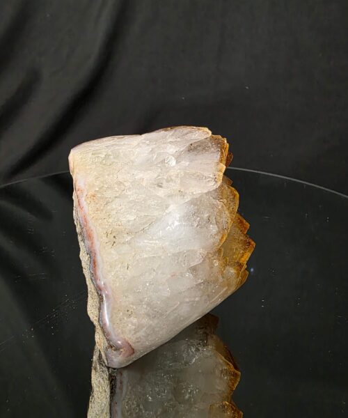 Premium High Grade Citrine Druzy 168 Mini Geode Cluster Piece 908g H8.5xW9xD8cm - Image 6