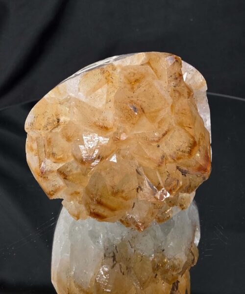 Premium High Grade Citrine Druzy 168 Mini Geode Cluster Piece 908g H8.5xW9xD8cm - Image 7