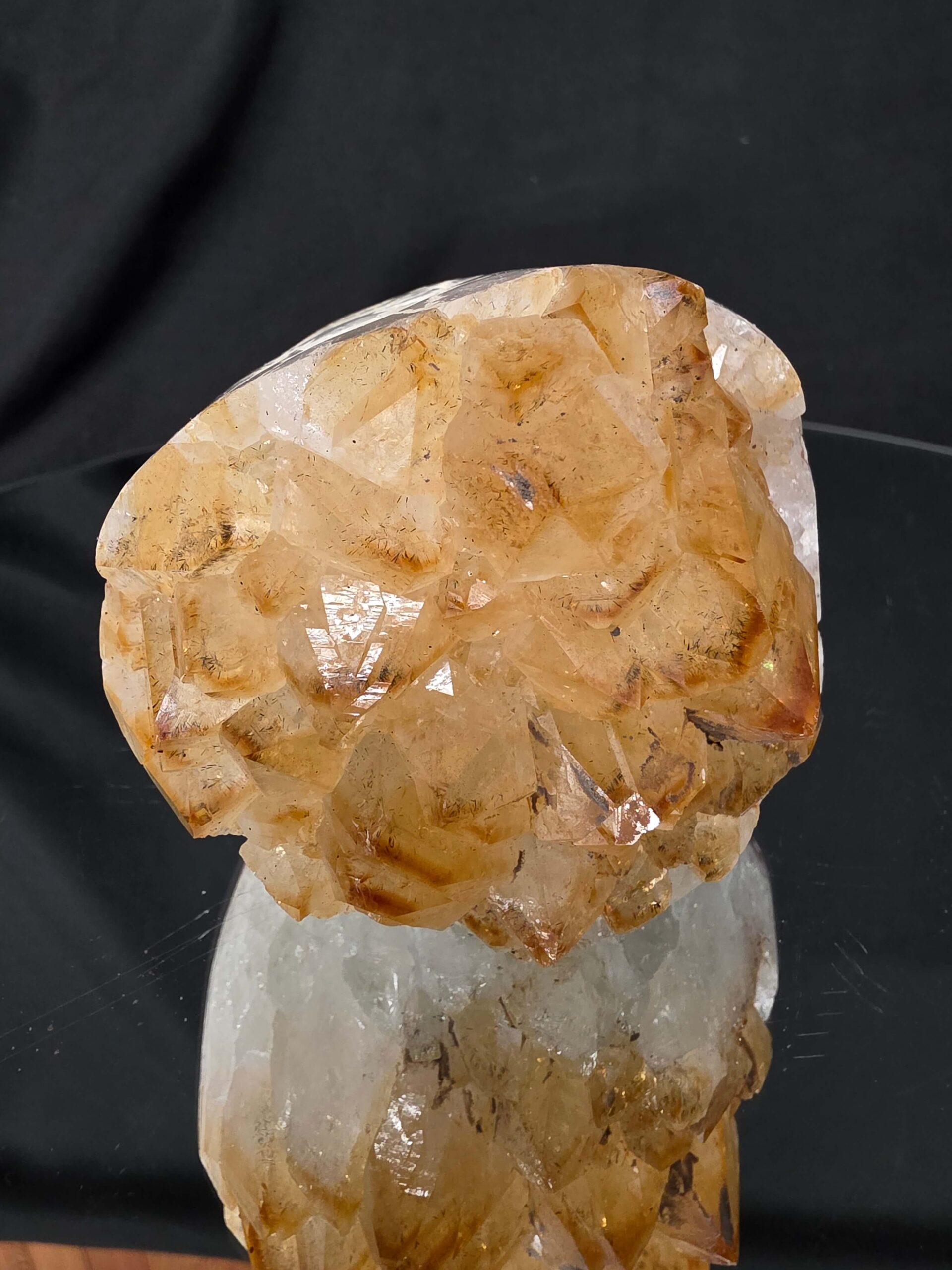 Premium High Grade Citrine Druzy 168 Mini Geode Cluster Piece 908g H8.5xW9xD8cm - Image 7