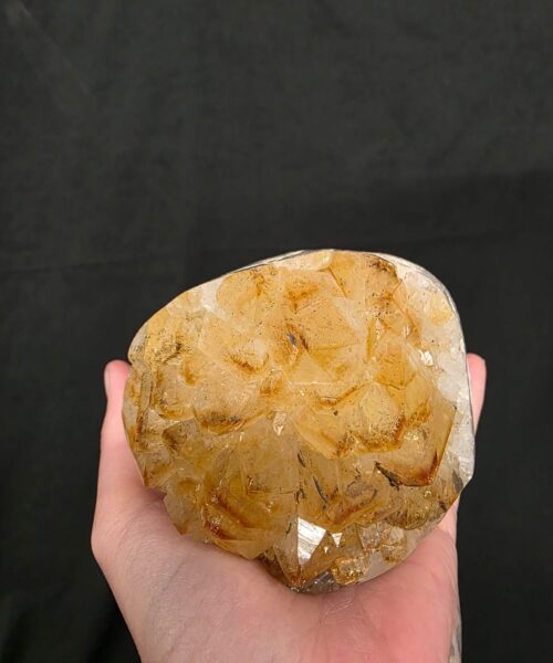 Premium High Grade Citrine Druzy 168 Mini Geode Cluster Piece 908g H8.5xW9xD8cm - Image 8
