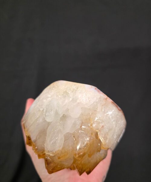 Premium High Grade Citrine Druzy 168 Mini Geode Cluster Piece 908g H8.5xW9xD8cm - Image 9