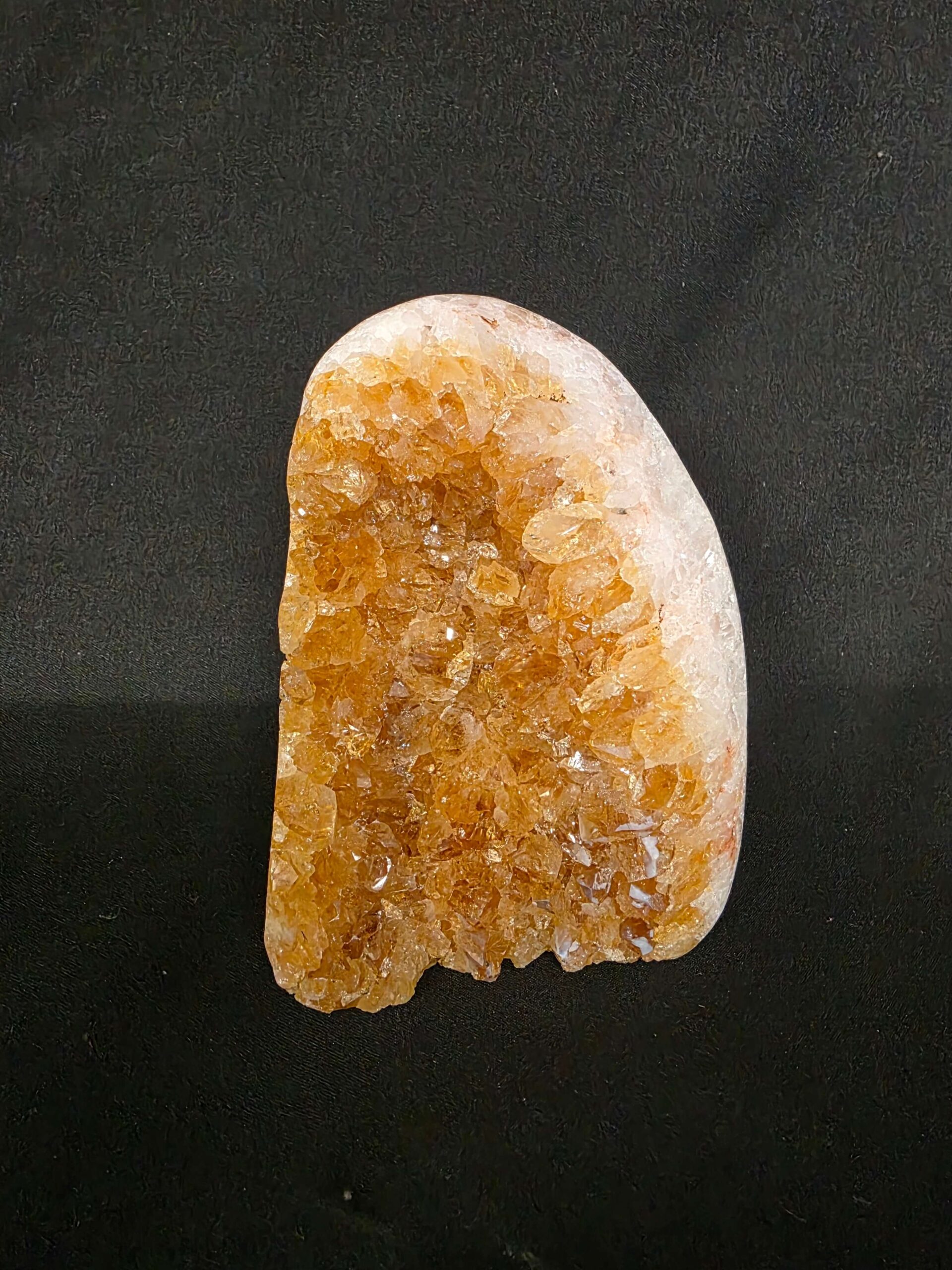 Premium High Grade Citrine Druzy 160 Mini Geode Cluster Piece 788g H11xW8.5xD6cm - Image 11