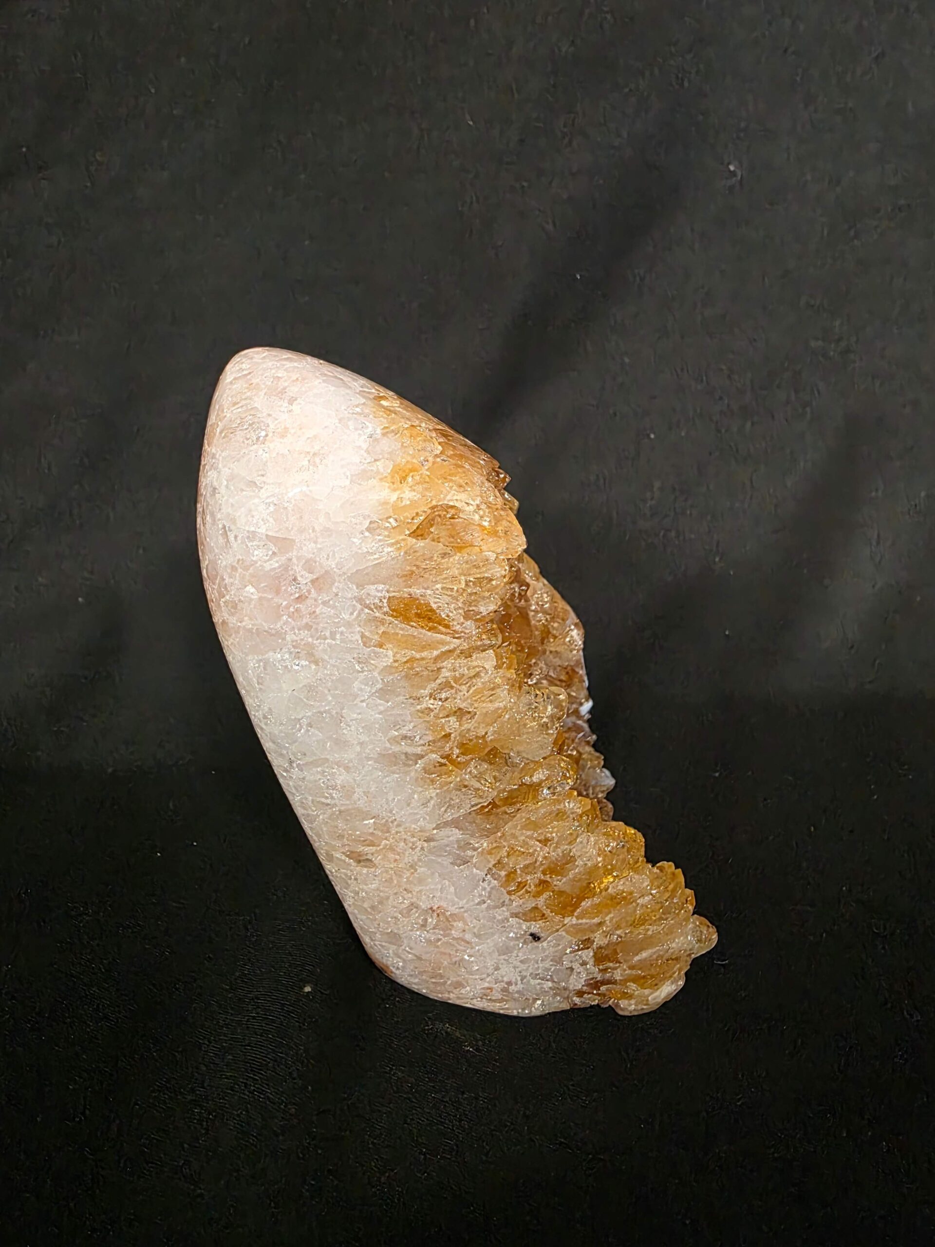 Premium High Grade Citrine Druzy 160 Mini Geode Cluster Piece 788g H11xW8.5xD6cm - Image 4