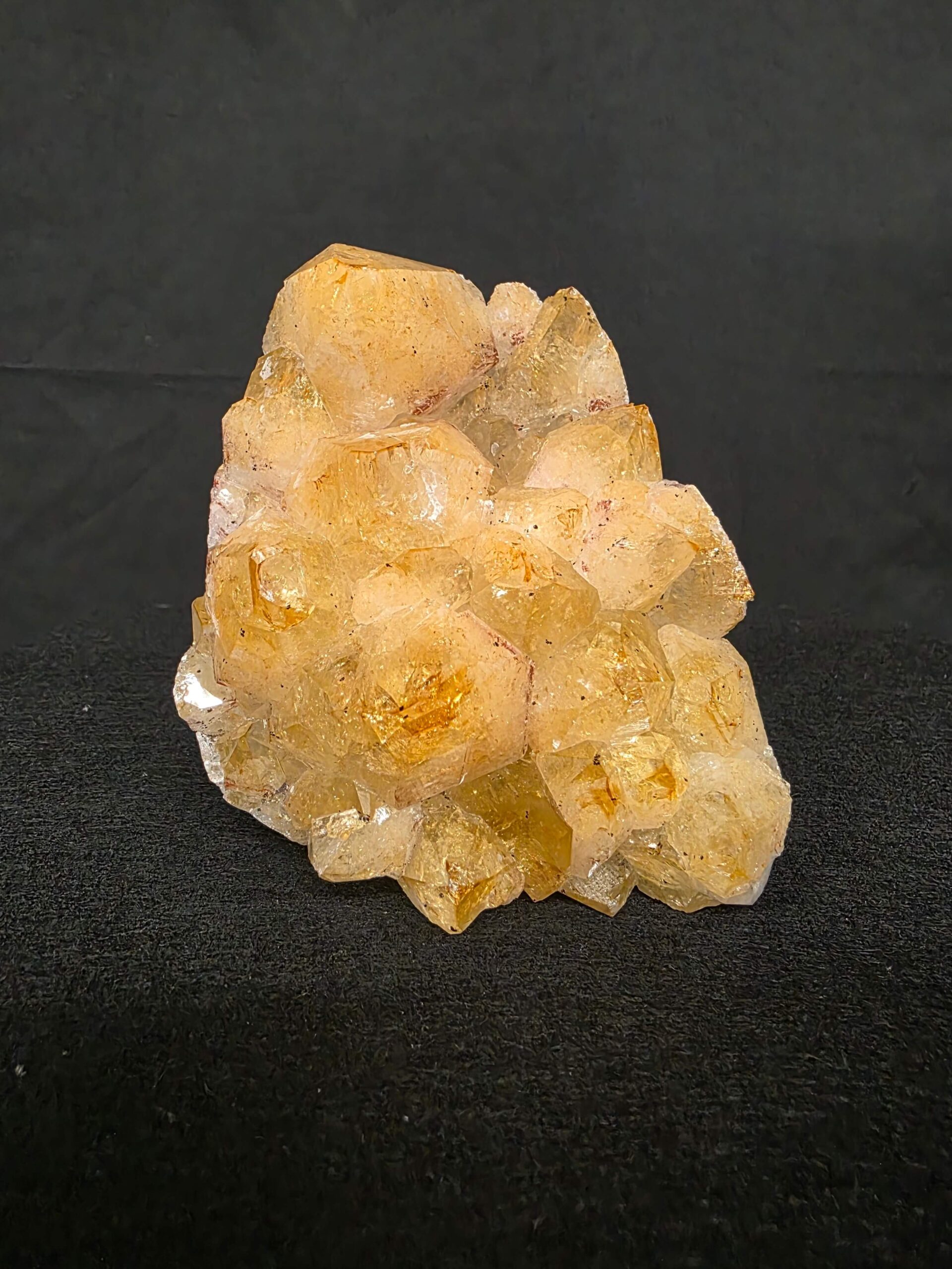 Premium High Grade Citrine Druzy 161 Mini Geode Cluster Piece 809g H10xW10xD6cm - Image 2
