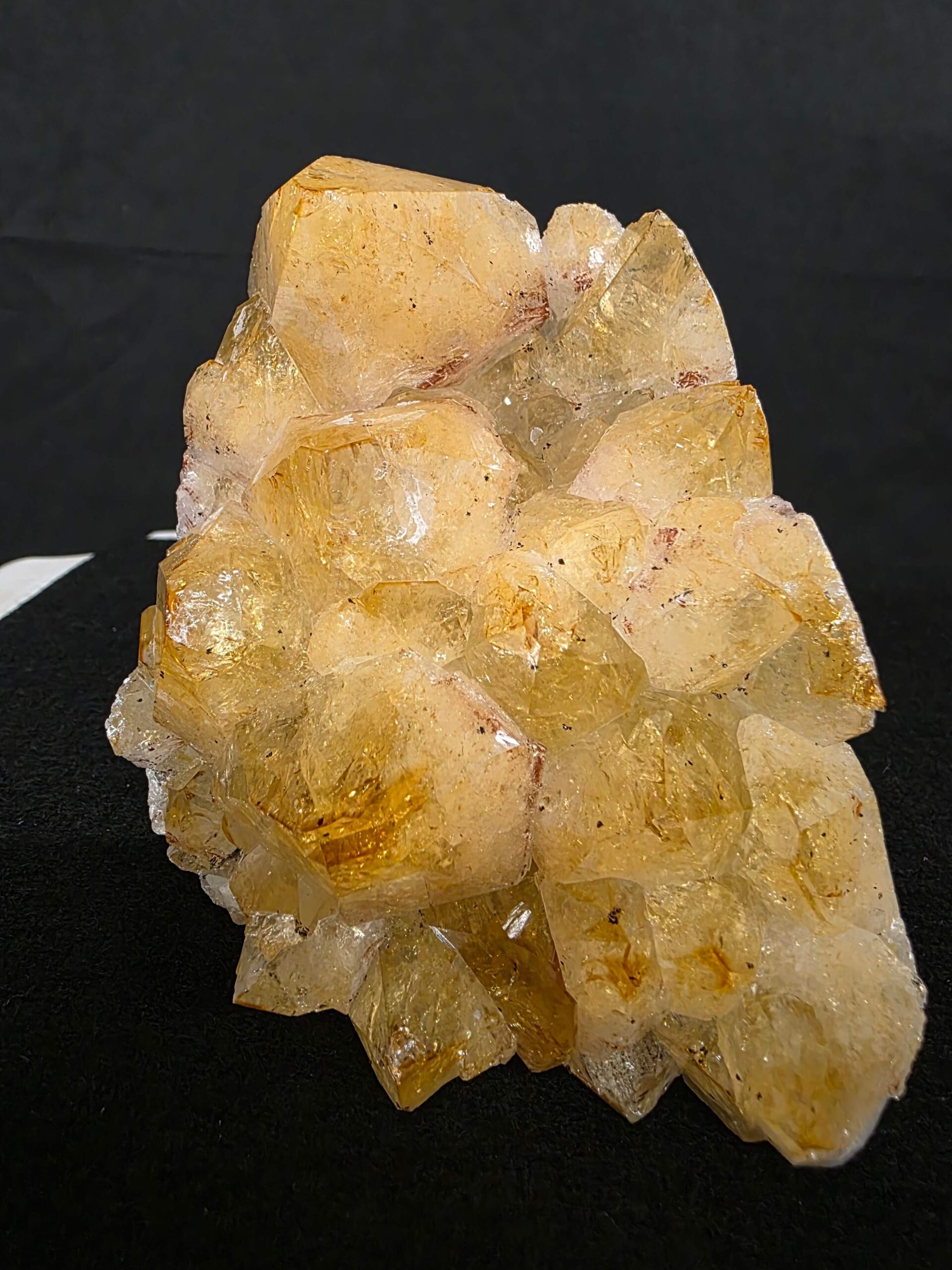 Premium High Grade Citrine Druzy 161 Mini Geode Cluster Piece 809g H10xW10xD6cm - Image 11