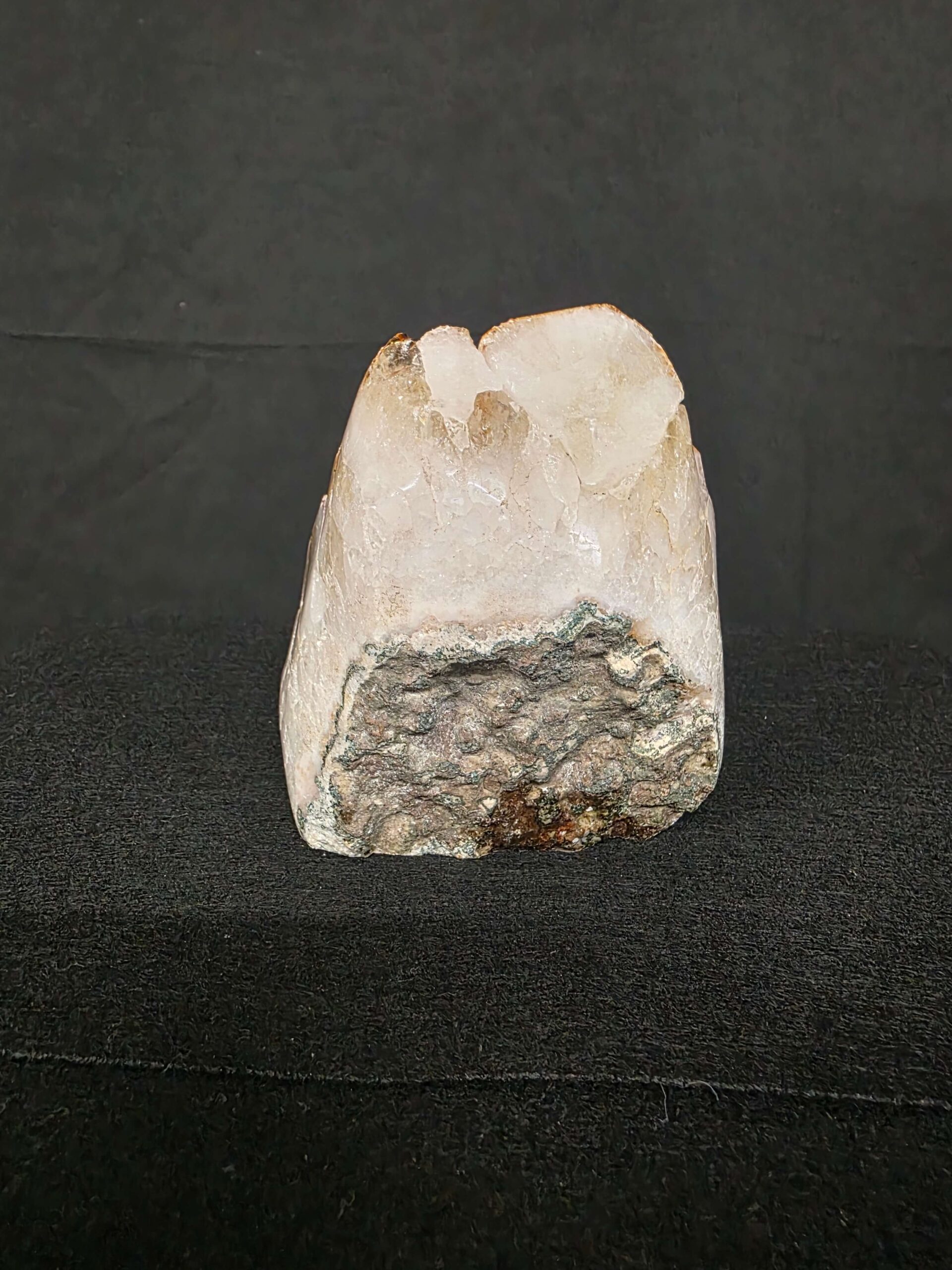 Premium High Grade Citrine Druzy 161 Mini Geode Cluster Piece 809g H10xW10xD6cm - Image 4